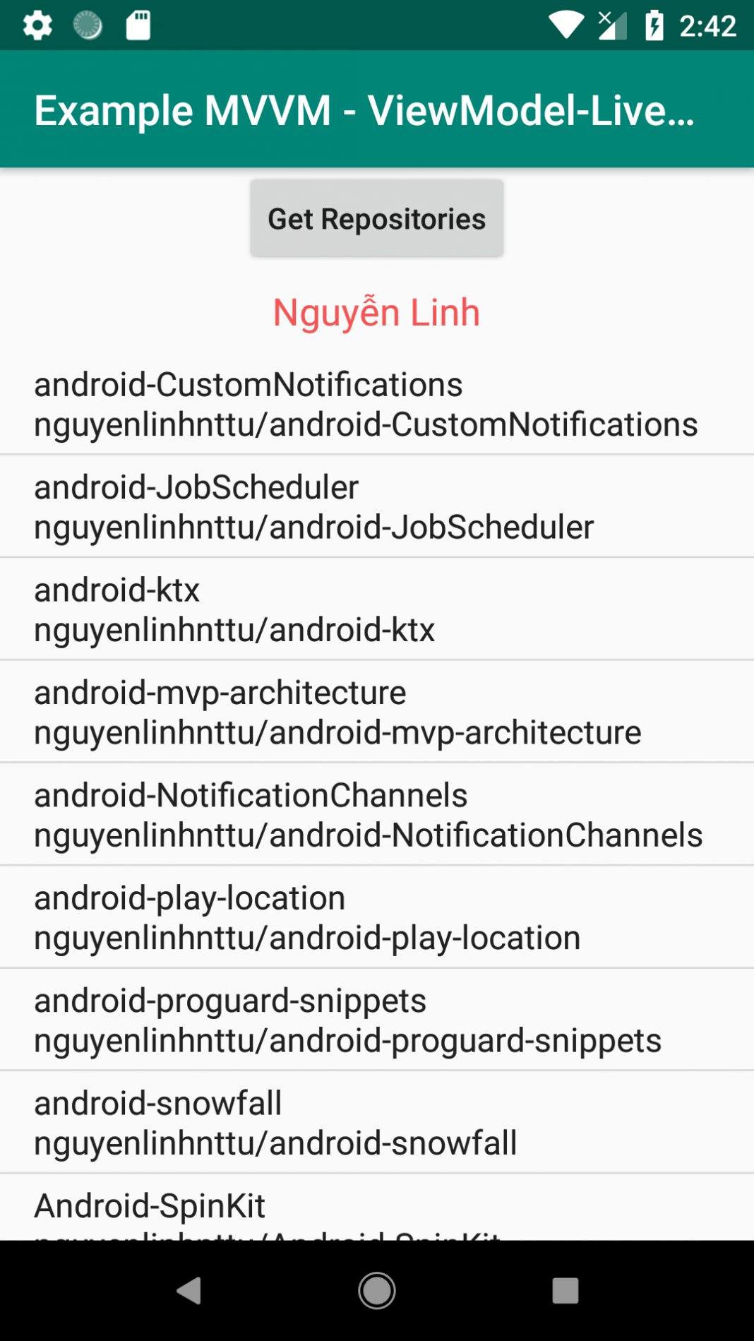 Android Livedata Made Easier Mvvm Retrofit Livedata Example